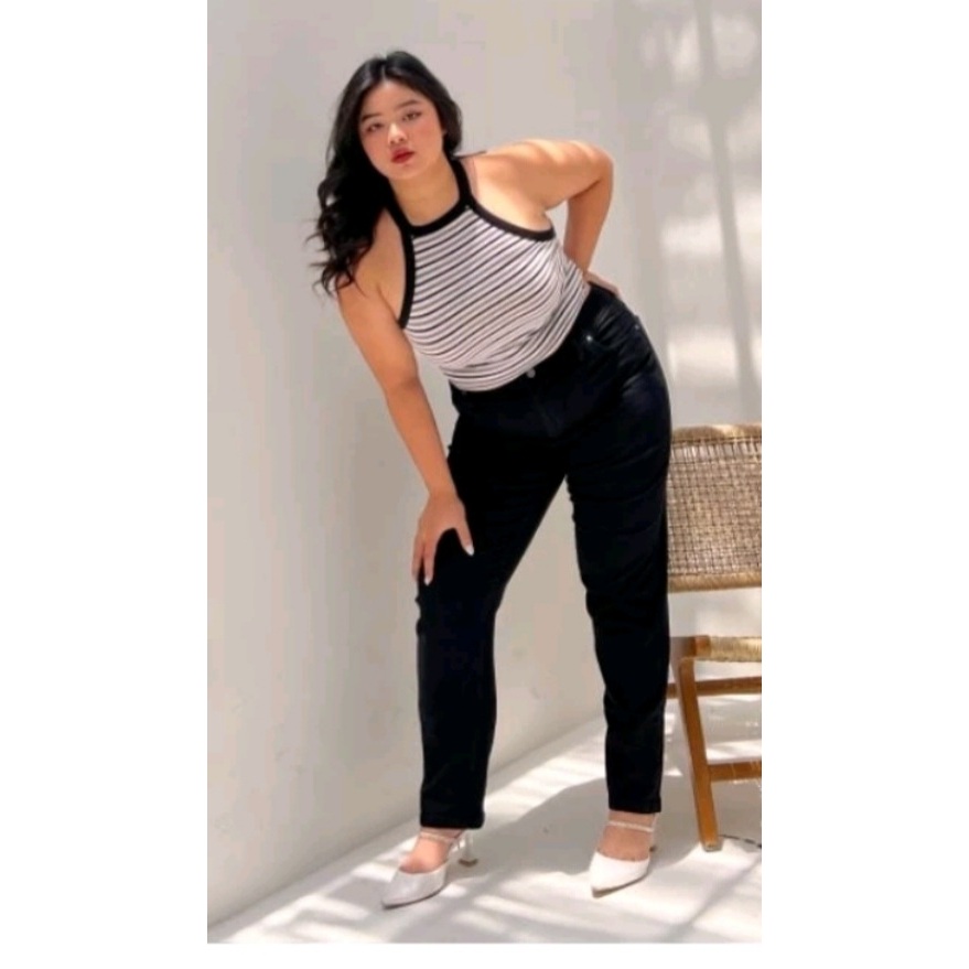 ONLY JNE, INSTANT & SAMEDAY - Bigissimo - The Basic Skinny Stretch Jeans Black 38 | Jeans Skinny Big