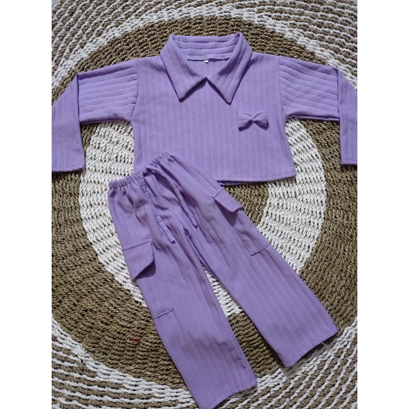 setelan anak perempuan/crop 1 sampai 5 tahun