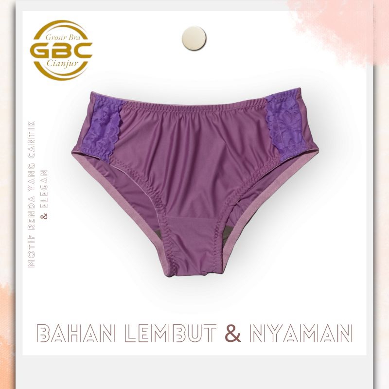 Cd Wanita Dewasa (6 Pcs) Celana Dalam Perempuan Motif Renda Cantik & Elegan Size M L XL XXL