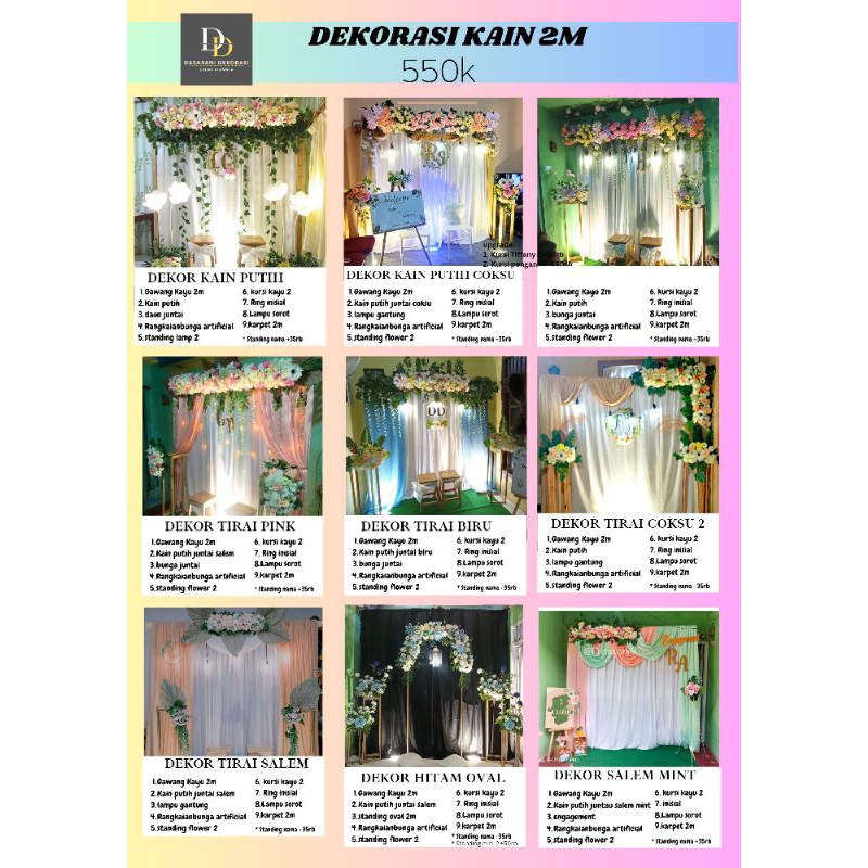 DEKORASI MURAH | DEKOR LAMARAN | DEKOR AKAD | DEKOR ULTAH