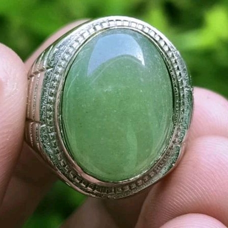 Cincin Batu Giok Aceh Natural