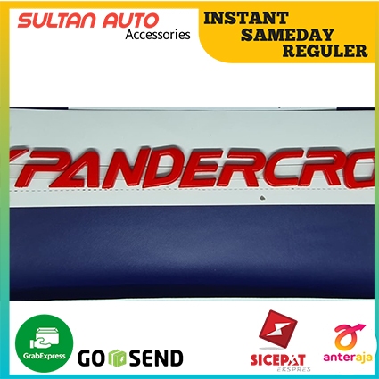 Engine Hood Emblem Xpander Cross/Xpander Merah/Logo Xpander Kap Mesin