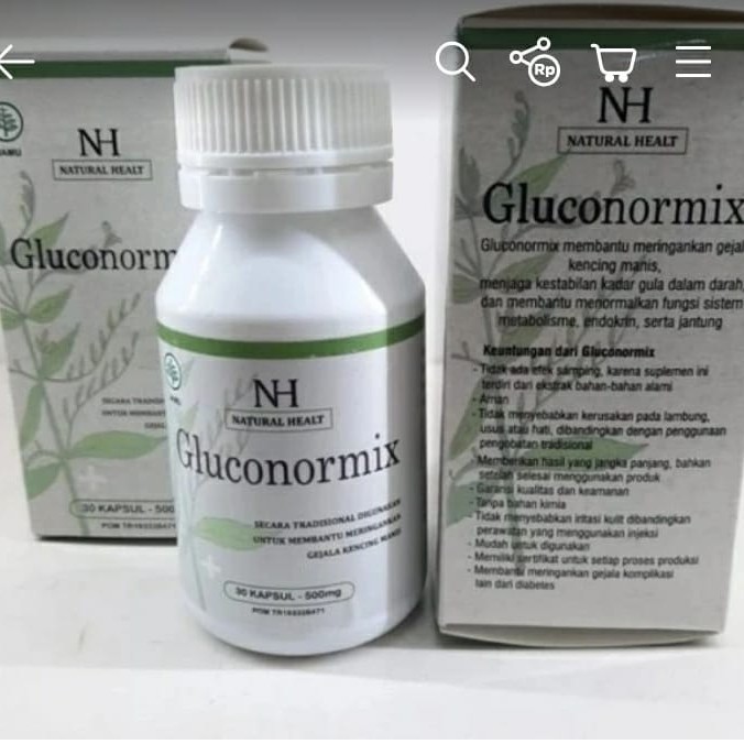 Gluconormix obat diabetes