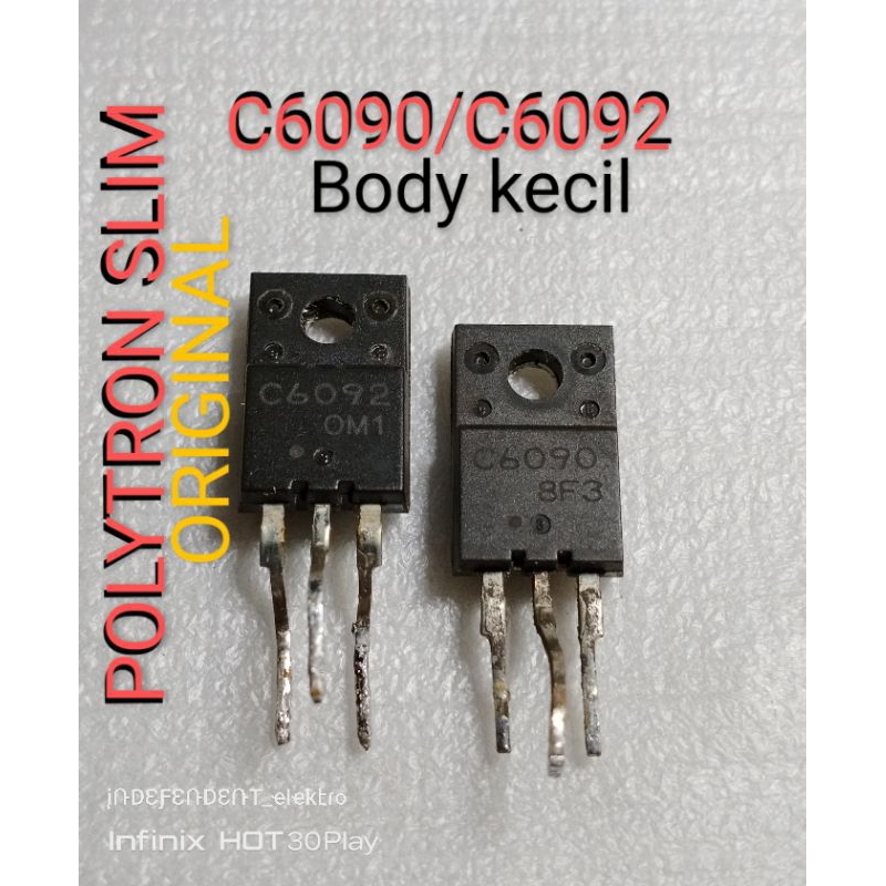Transistor horizontal Tv Polytron slim    Transistor horizontal body kecil    Transistor horizontal 