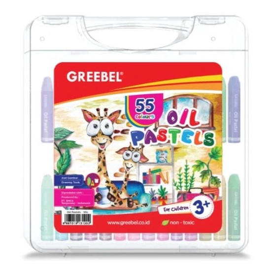 

Harga Murah Krayon Greebel Kids Oil Pastel Crayon 55 Color Warna
