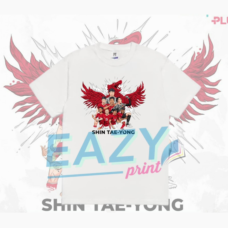 KAOS TIMNAS GARUDA INDONESIA BAJU TSHIRT SUPPORTER COACH SHIN TAE YONG STY PELATIH SEPAK BOLA INDO