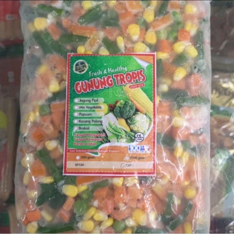 

Mix Vegetable 1kg Gunung Tropis