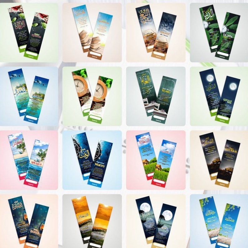 

Terpopuler Pembatas Buku Tadzkirah Penanda Batas Bacaan