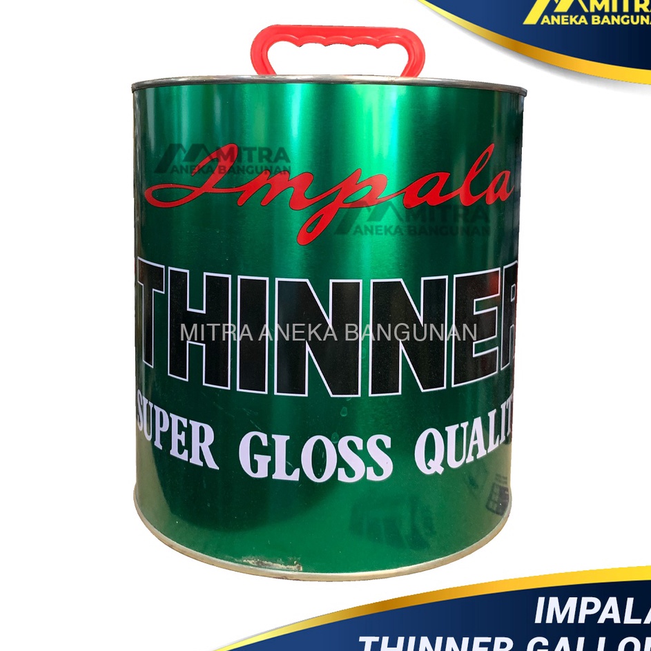 

Update Harga THINNER IMPALA 1 GALON PELARUT CAT SINTETIS PENGENCER CAT