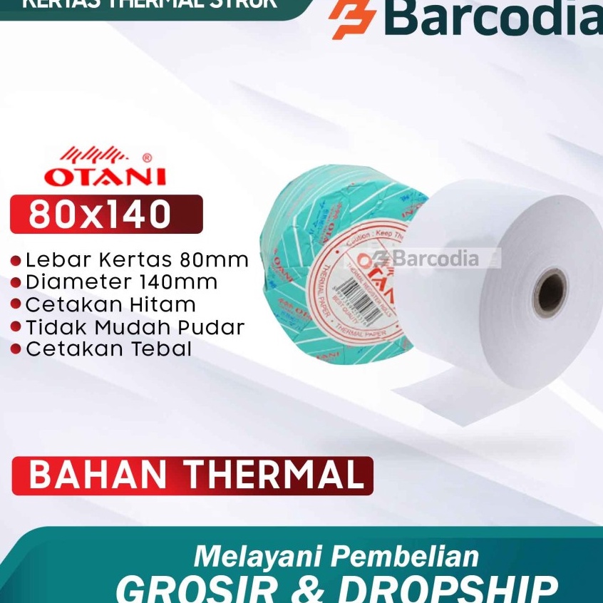 

Super Testimoni Kertas Struk Thermal Otani 8 x 14 mm 8x14 ATM Tiket Parkir