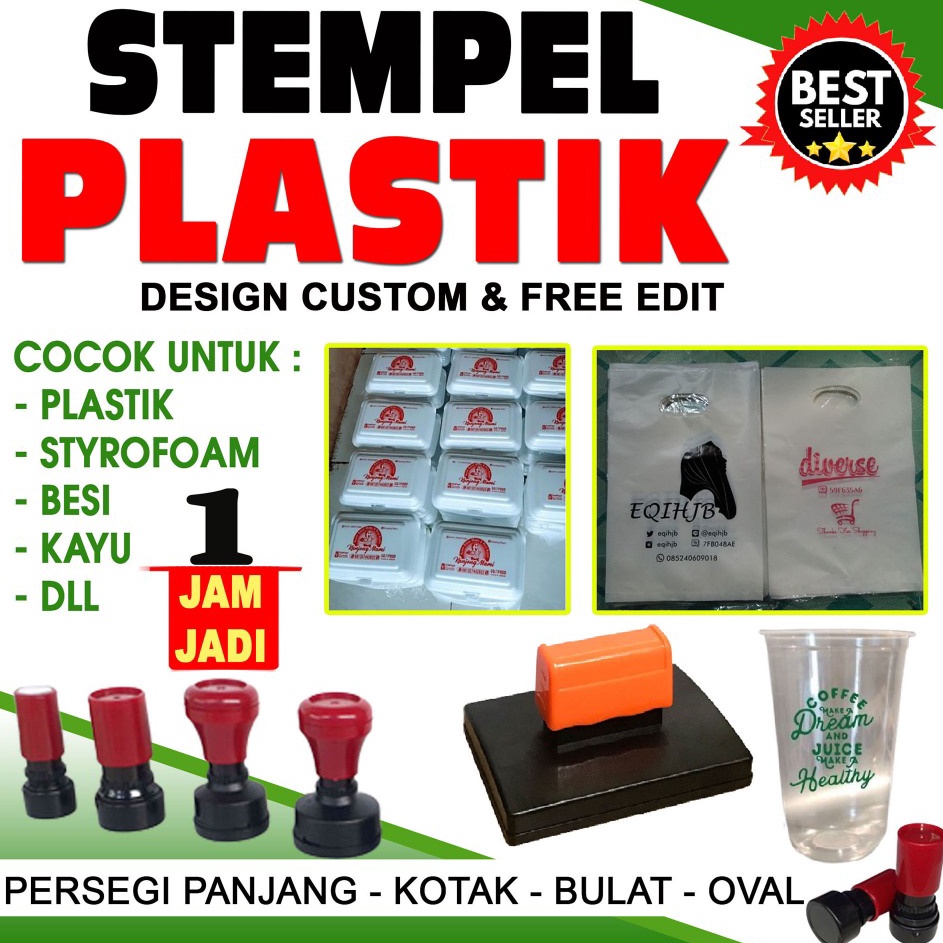 

Kualitas Terjamin Stempel Plastik Sterofoam Cup Free Tinta