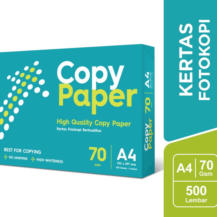 

Super Tambahan Copy Paper Kertas Fotocopy 7 GSM A4