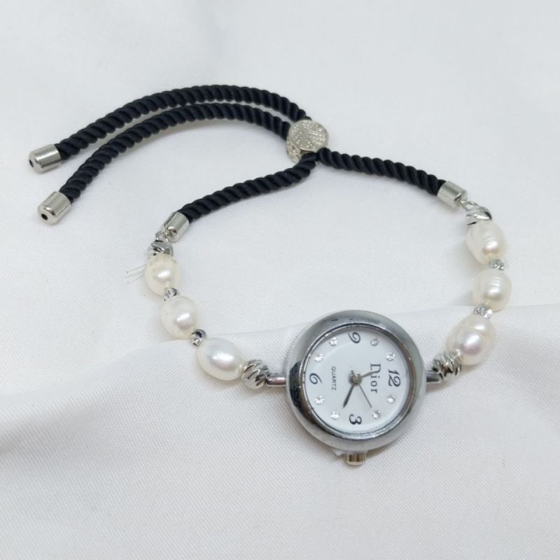 Gelang Mutiara// Jam Mutiara// Jam fashion Mutiara Asli 03