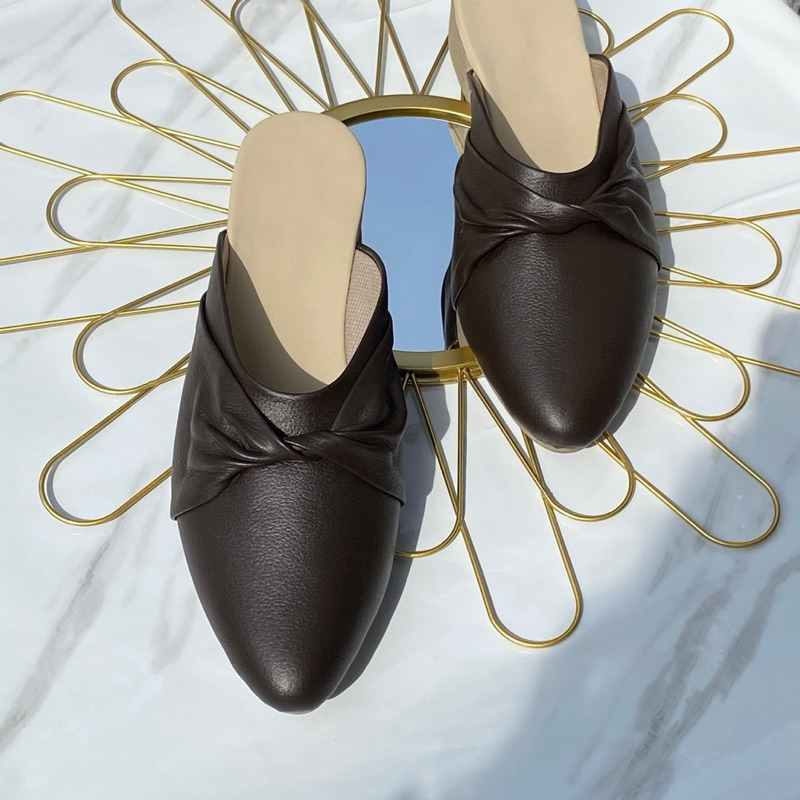 sepatu tutong wanita kulit garut asli