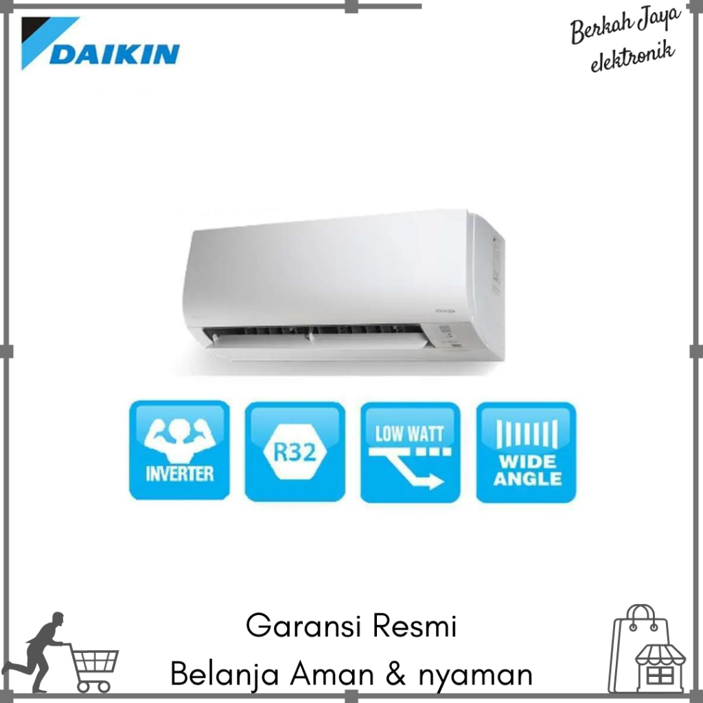 AC DAIKIN 1/2 PK (0,5 PK) STKQ15UV - INVERTER