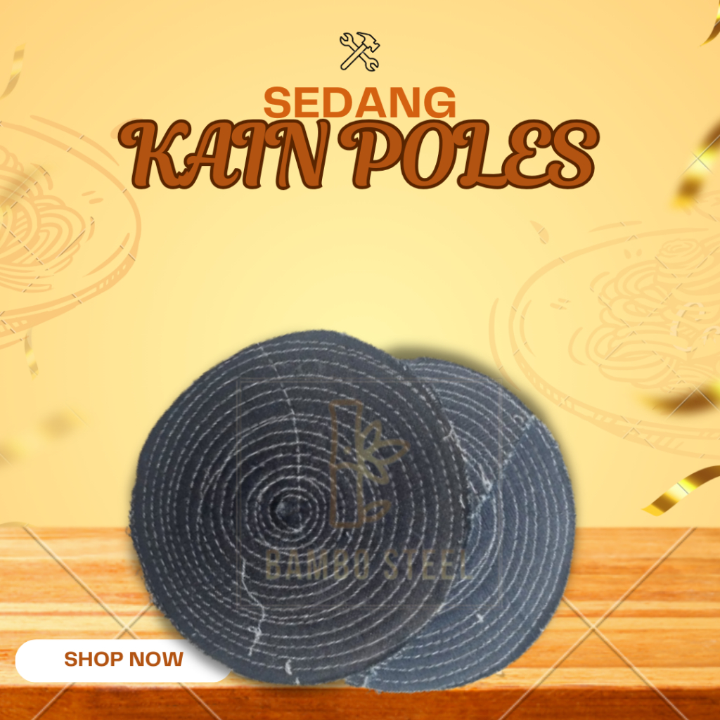 Kain Poles Finishing/Kain Poles Batu Langsol/Kain Poles Jeans  Ukuran SEDANG