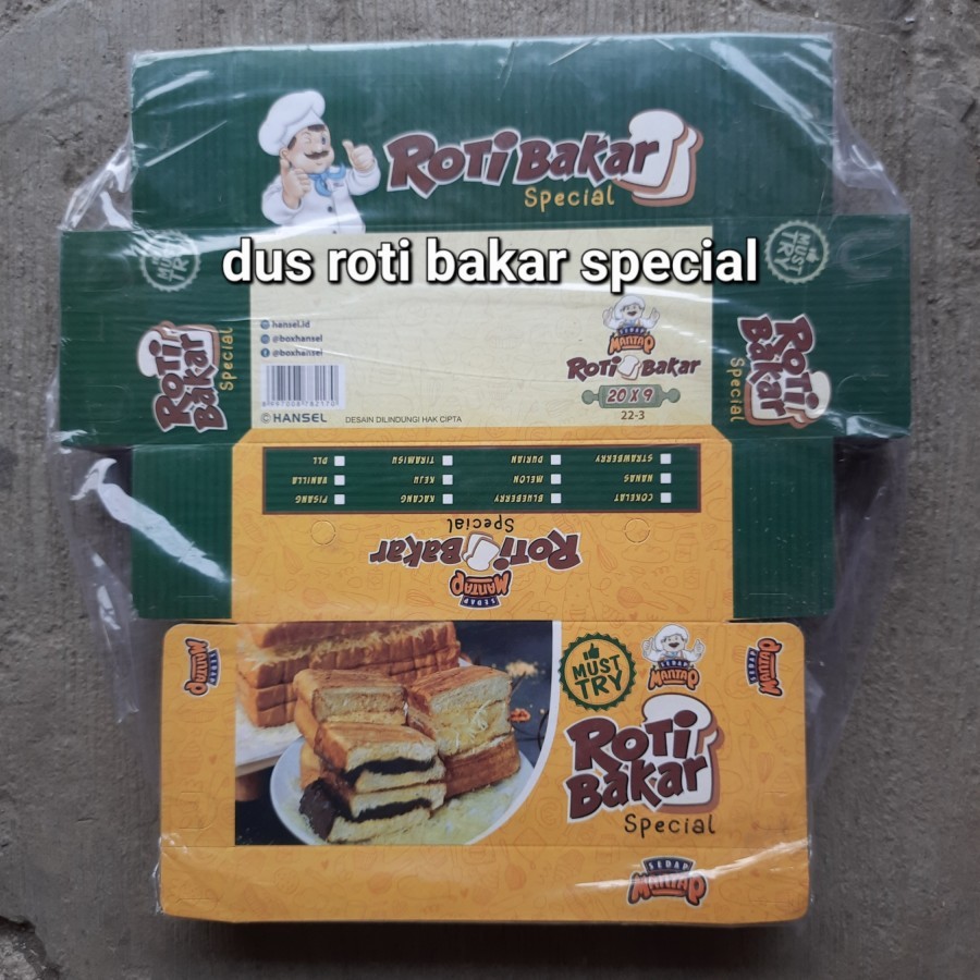 

dus roti bakar box duplex dan kraft 9x20 tinggi 7cm 100pcs / SUPER COKLAT