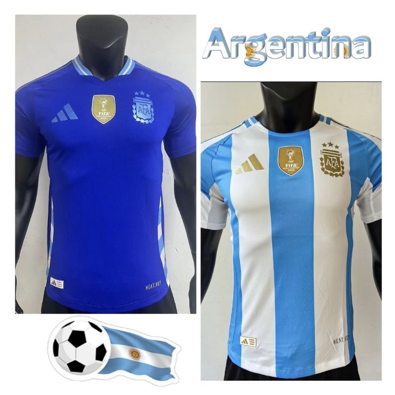 JERSEY BOLA ARGENTINA HOME AWAY PI HEATDRY HQ IMPORT