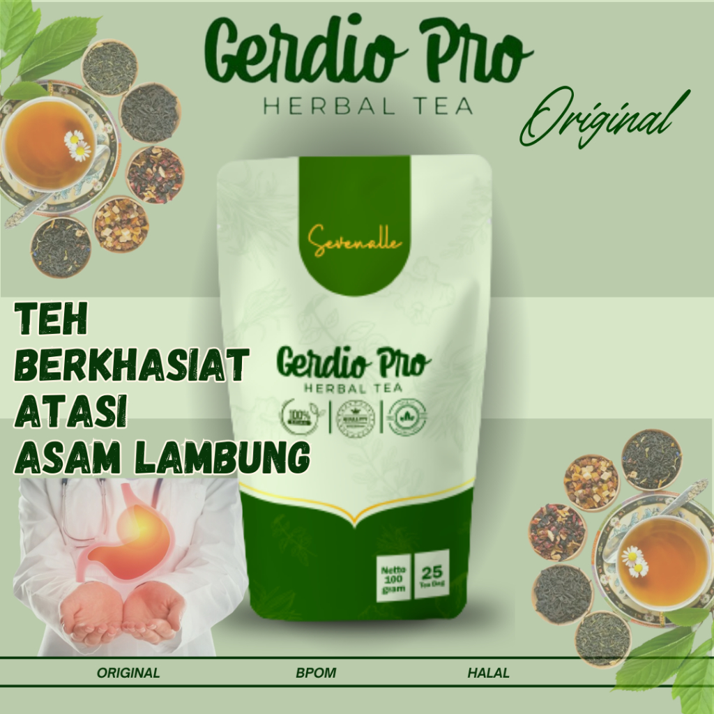 

TEH GERDIO PRO ORIGINAL 100% TEH ASAM LAMBUNG - ORIGINAL 100% BPOM SEHAT DENGAN BAHAN ALAMI HALAL BPOM ORIGINAL 1 BOX 25 KANTONG