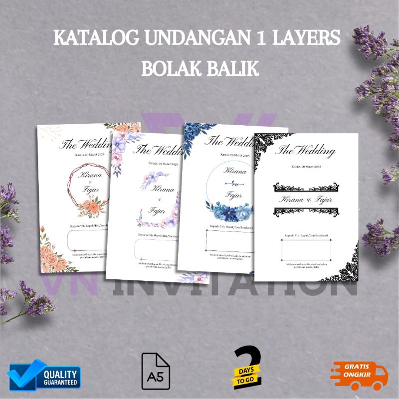 

UNDANGAN 1 LEMBAR BOLAK-BALIK