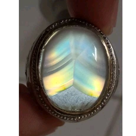 iris agate akik fenomena pelangi
