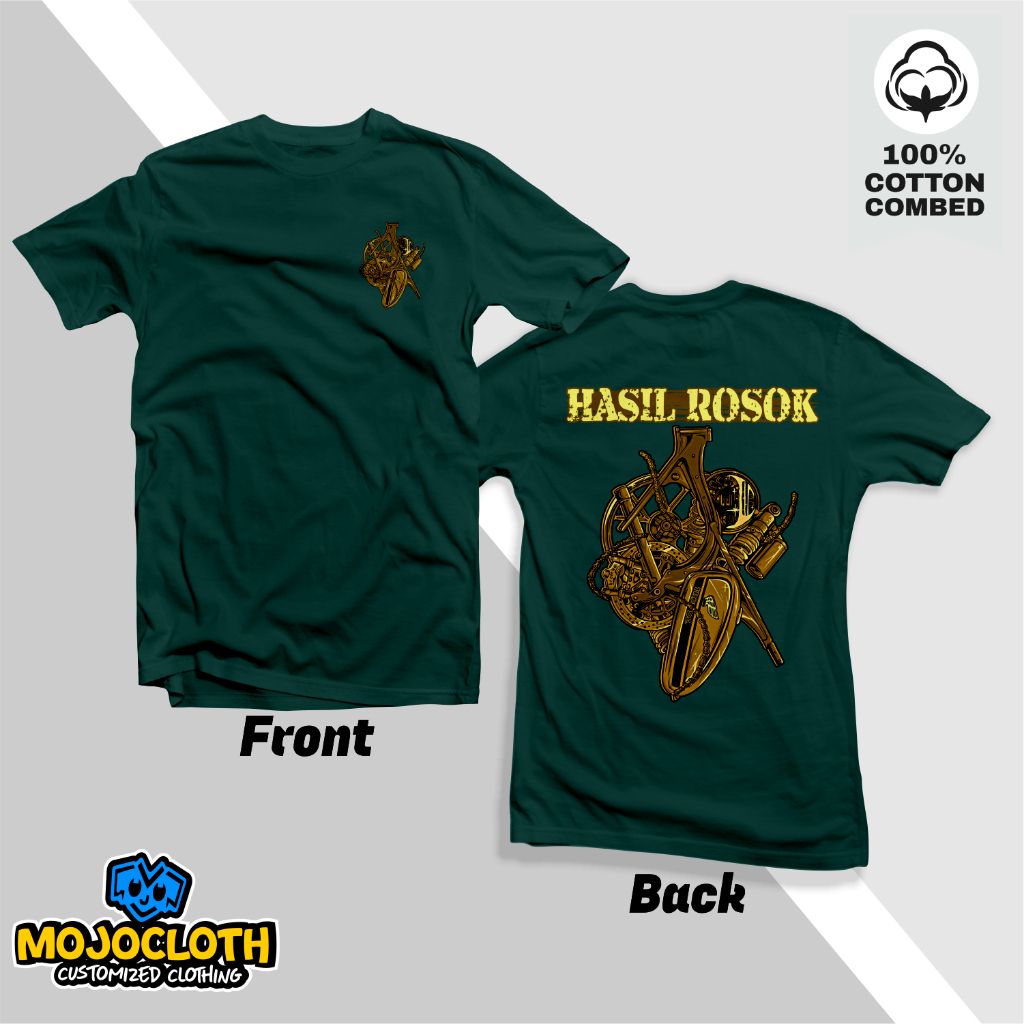 Kaos CB Hasil Rosok Japan - Kaos Honda Hasil Rosok Squad CB GL Motor Herex Honda Gank | MOJOCLOTH