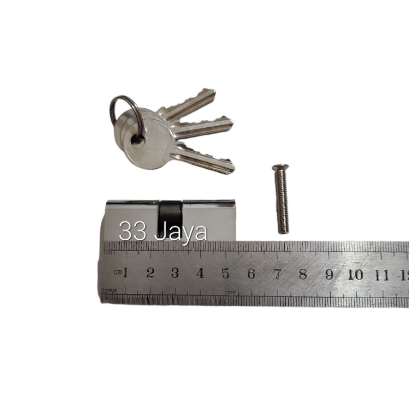 Silinder MICO dan Obrall GERBER PUTAR or KUNCI  Kunci pintu almunium 4123 5123