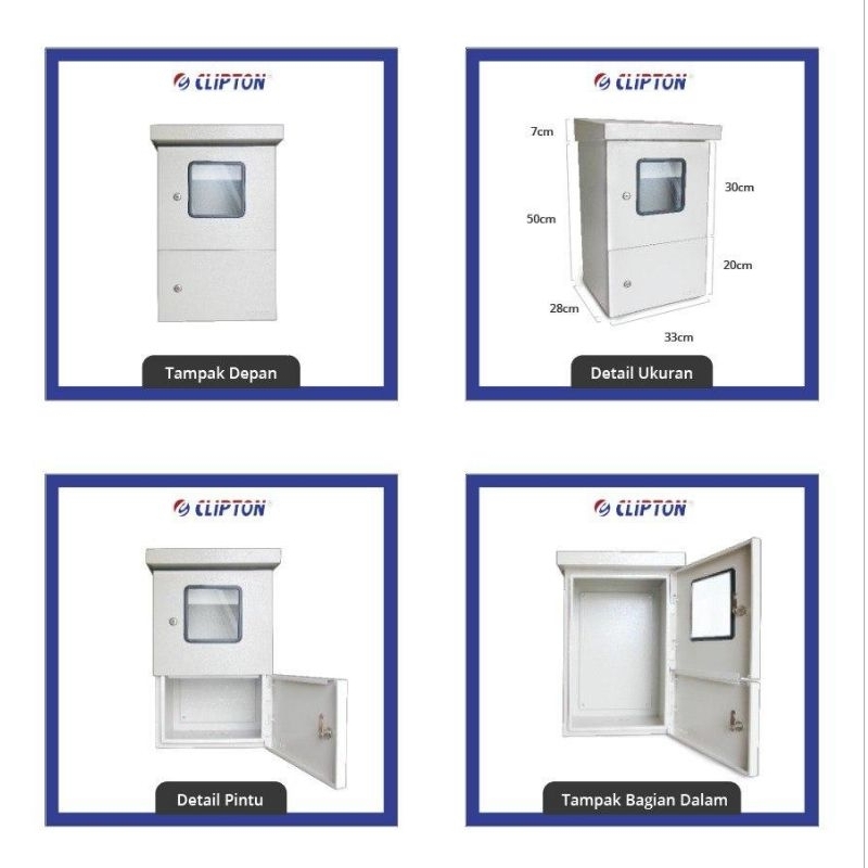 Box Panel KWH Meter Outdoor UK. 50x33x28