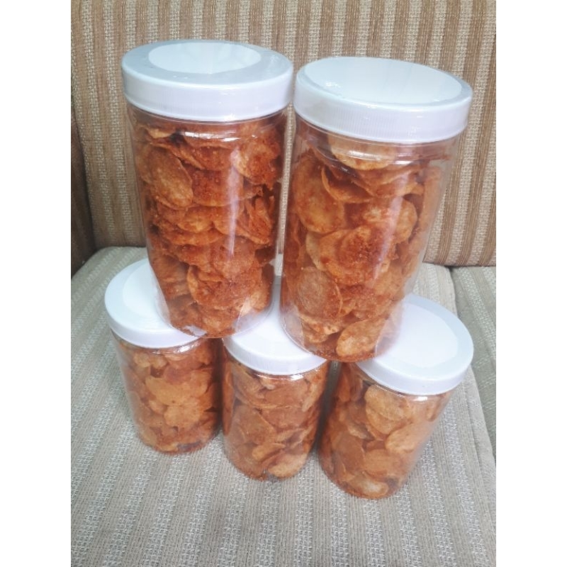 

keripik kentang bumbu ebi homemade