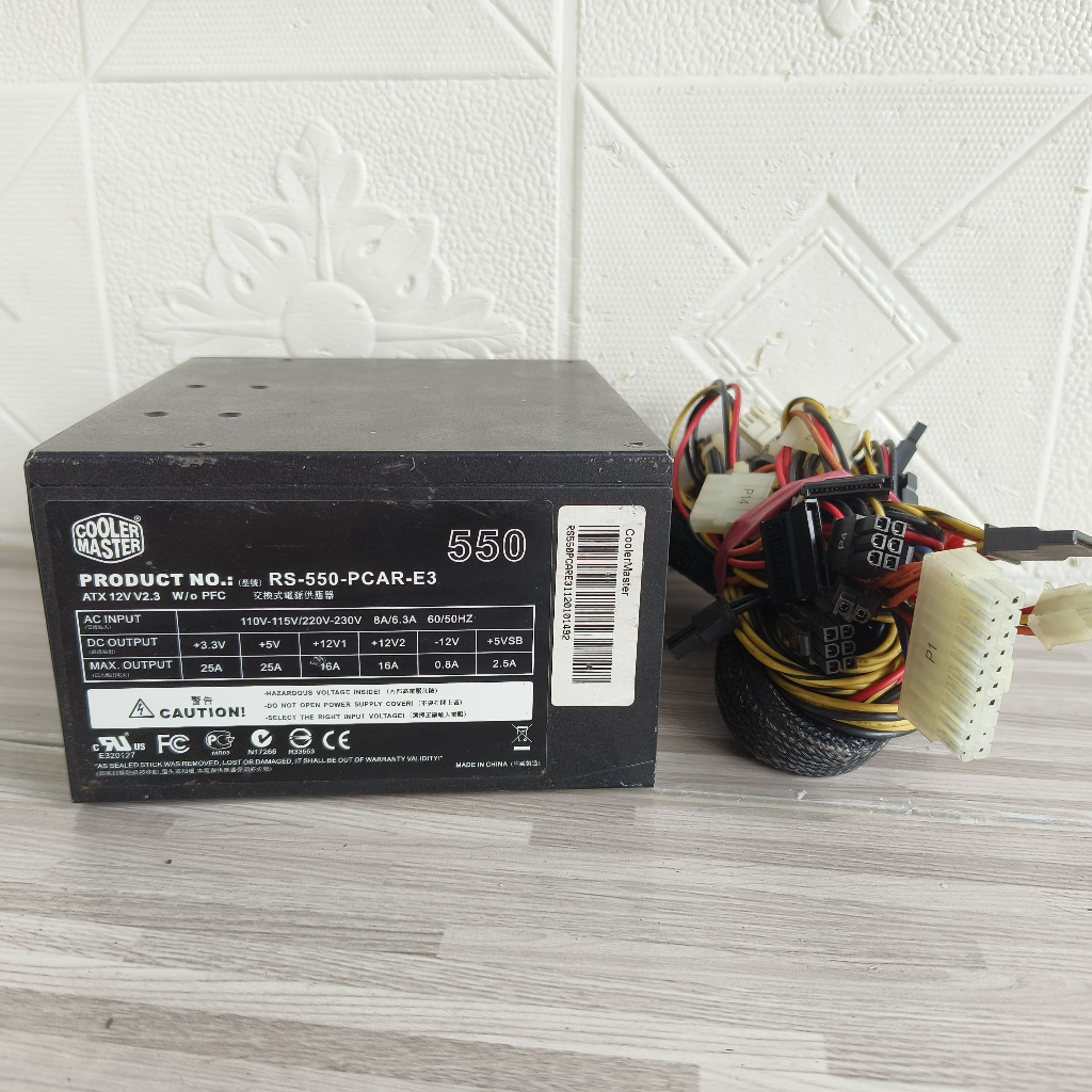 PSU GAMING COOLER MASTER 550W PURE