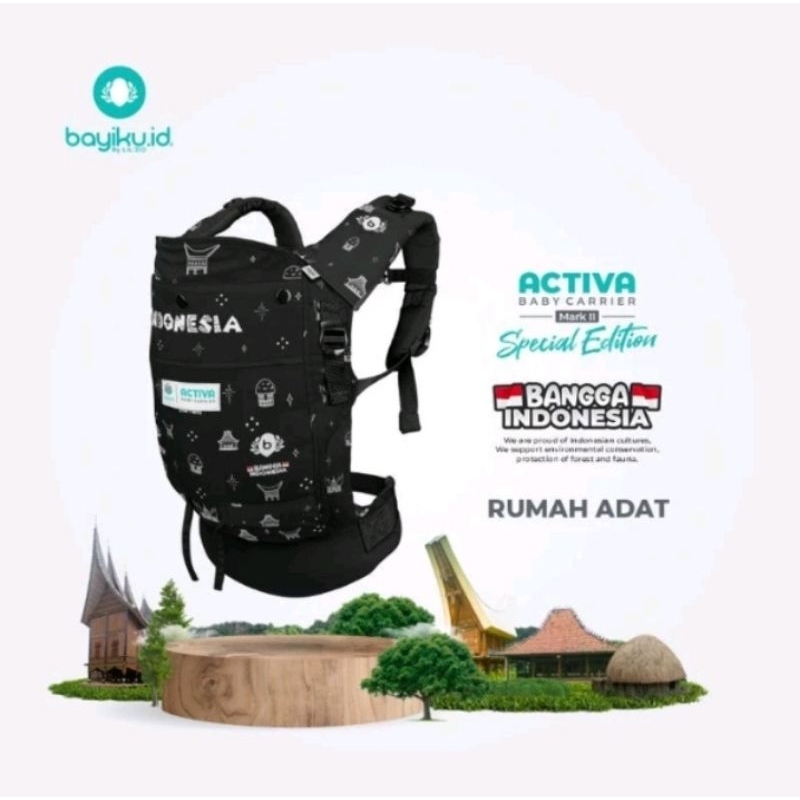 preloved gendongan activa bayiku.id /activa baby carier/ preloved gendongan bayi