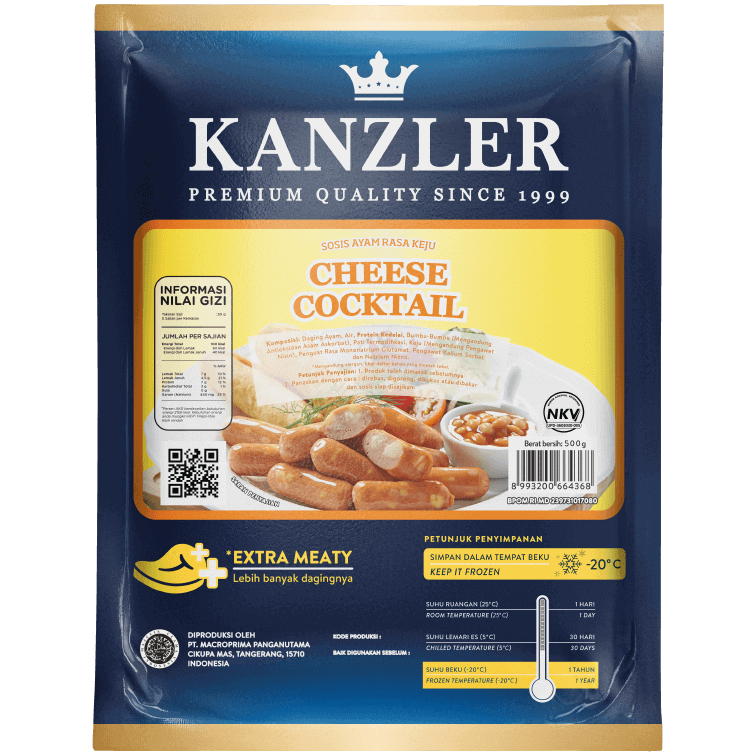 

Kanzler Cheese Cocktail (Ayam) 500 gr