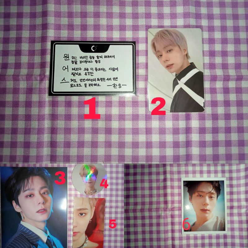 ONEUS HWANWOONG PHOTOCARD