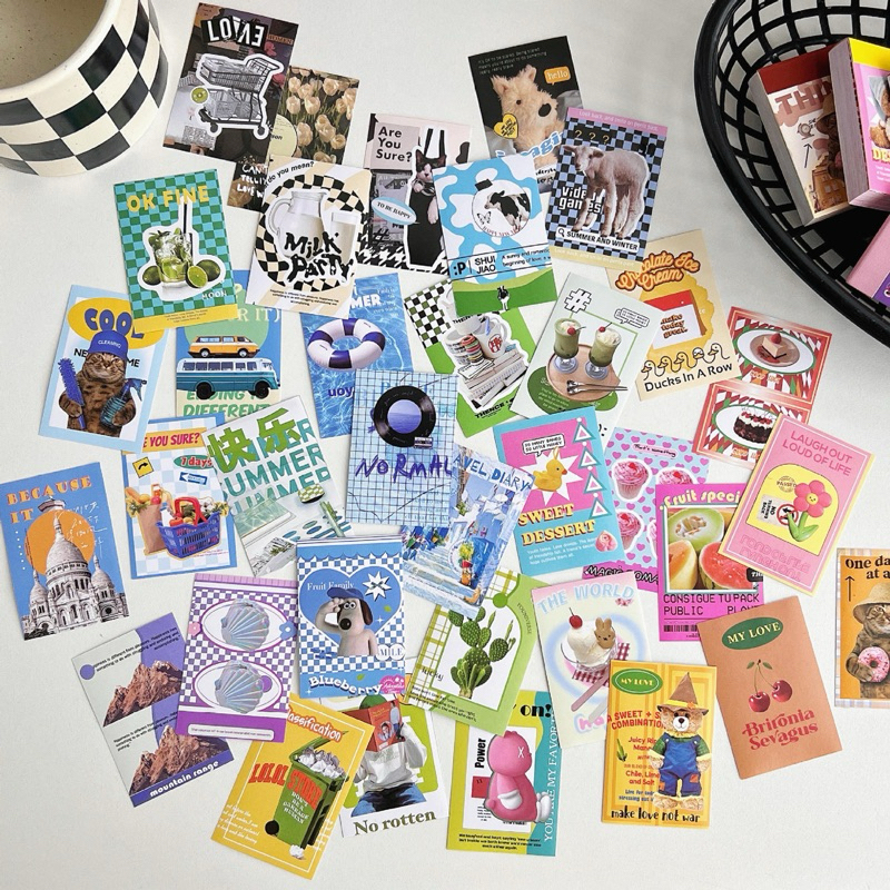 

MINI RETRO STICKER BOOK | sticker | mini sticker | retro sticker | buku sticker