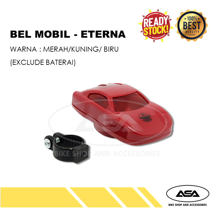 Bel Sepeda Anak Bel Sepeda Bentuk Mobil ETERNA murah baru ori
