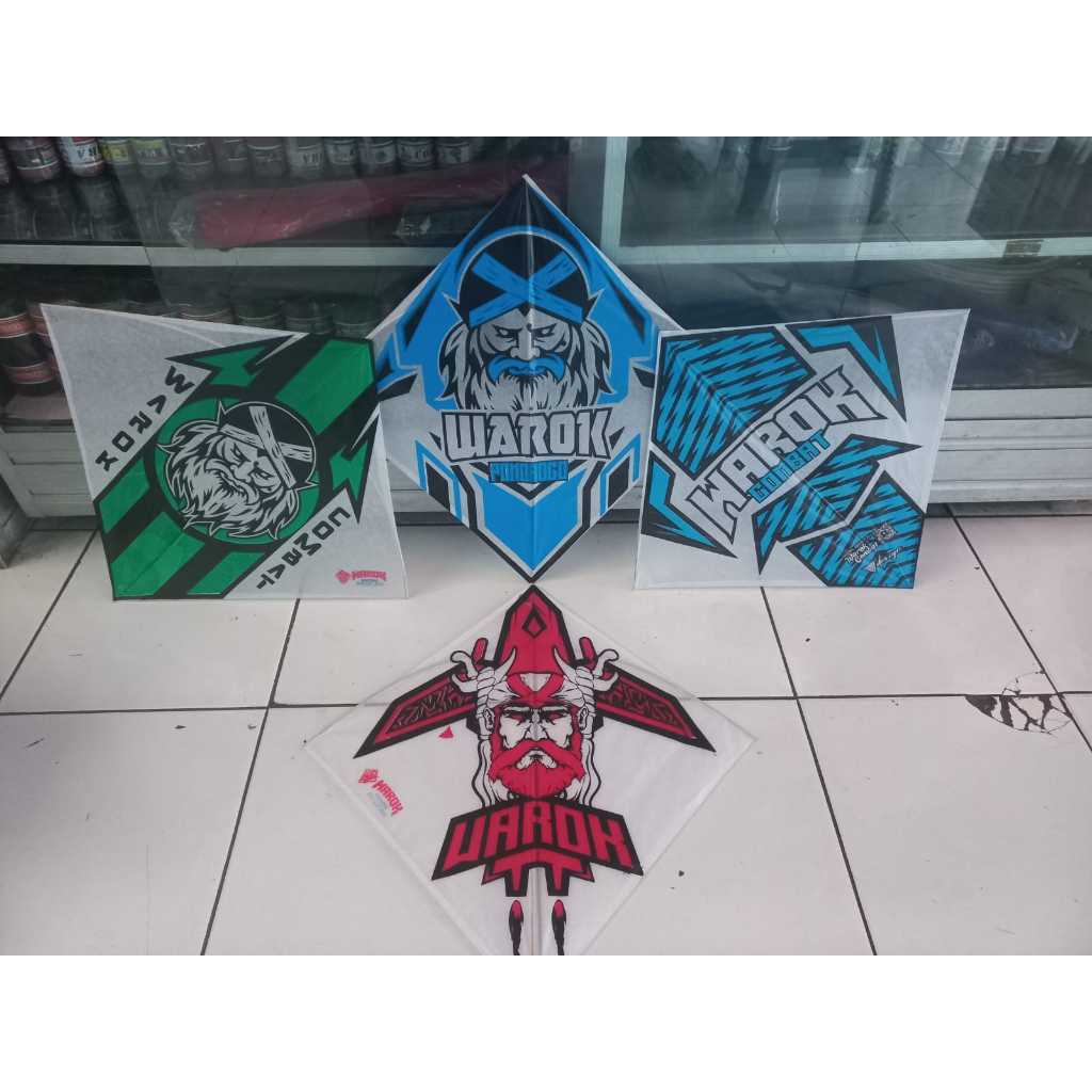 Layangan sukhoi super lilitan Warok Combat 20pcs