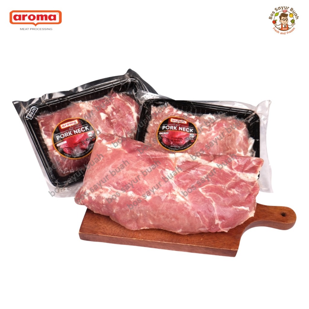 

Aroma Pork Neck Daging Babi Slice 500 gr Non Halal