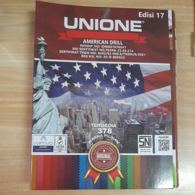 #Katalog Sampel Kain Drill Unione Edisi 17