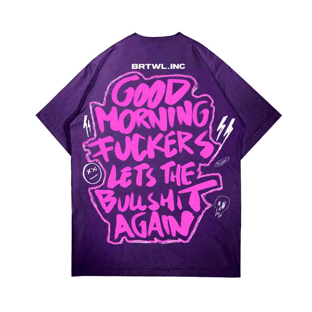 BRTWL | KAOS OVERSIZE | GHIBAH TSHIRT PURPLE