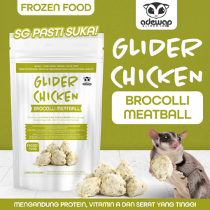 ADEWAP GLIDER Frozen Food Brocolli Meatball Glider Chicken For Sugar Glider