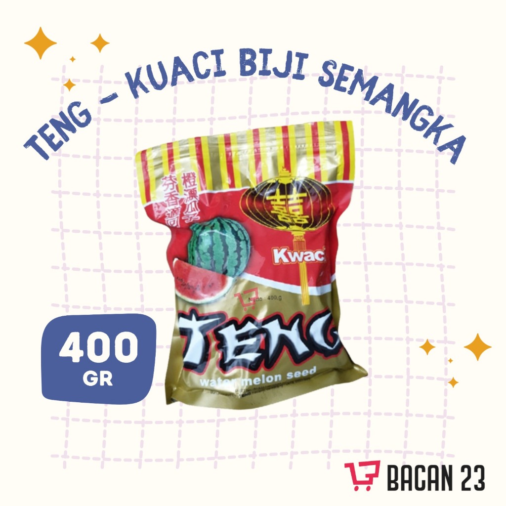 

Kwaci Biji Semangka - Teng (400 Gr) / Kuaci Biji Semangka / Kuaci Teng