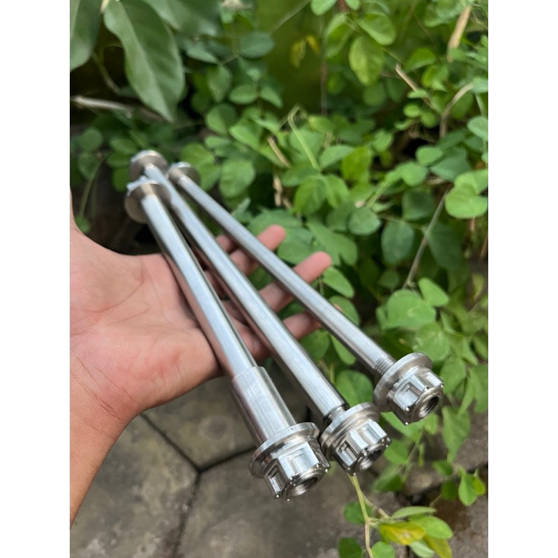 as roda depan stenlis ninja as roda belakang arm kaze stenlis