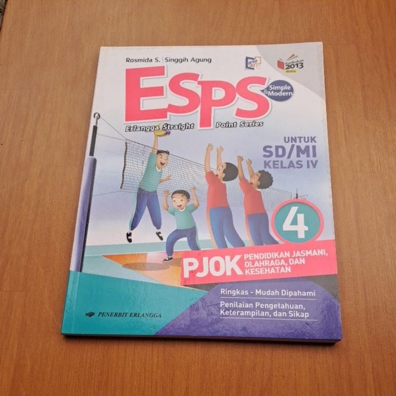 Esps PJOK untuk SD/mi kelas 4  kurikulum revisi  2013