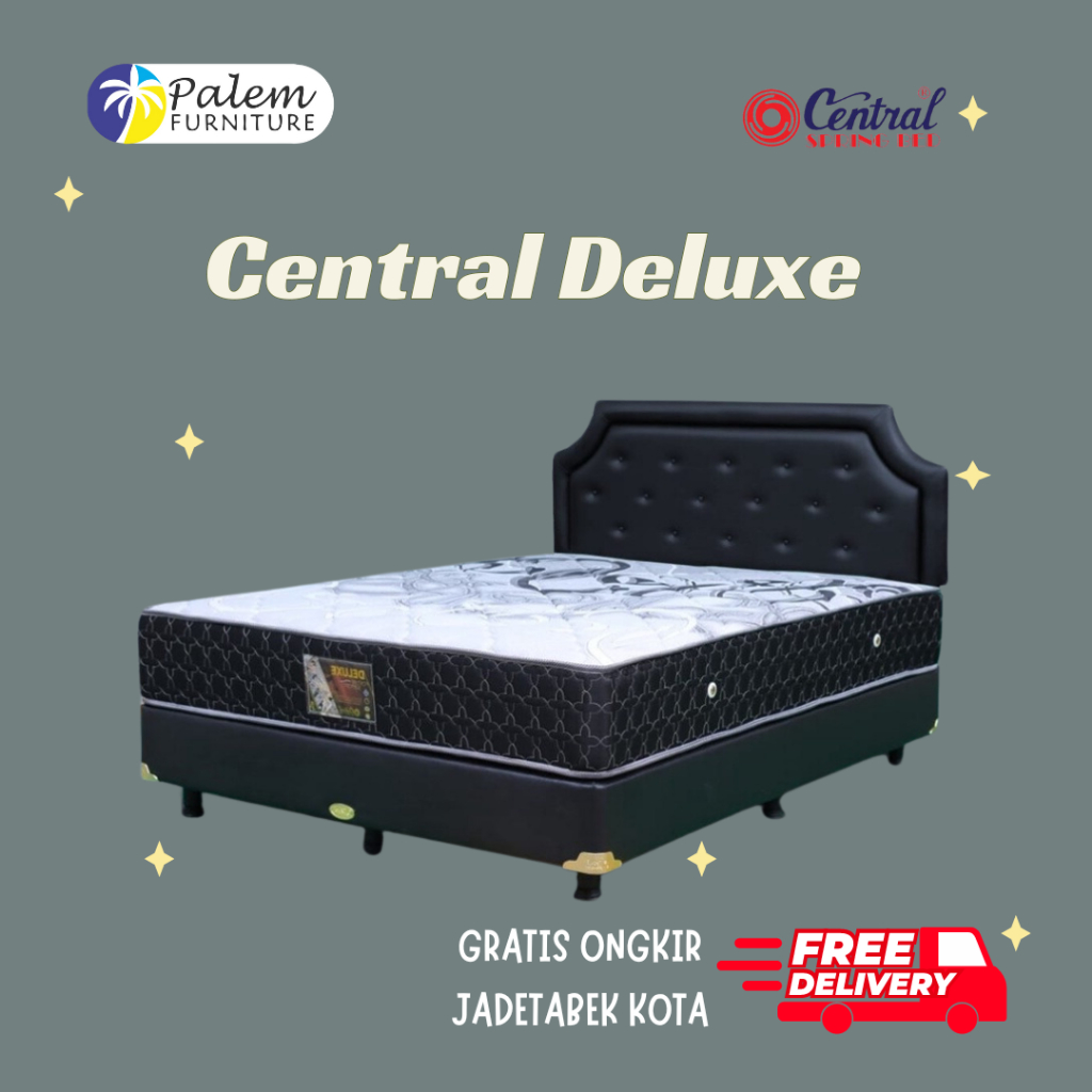 KASUR SPRINGBED CENTRAL DELUXE  200 x 200
