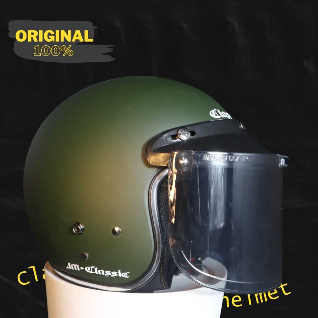 Helm Bogo Original 100% Classic retro Dewasa pria/wanita