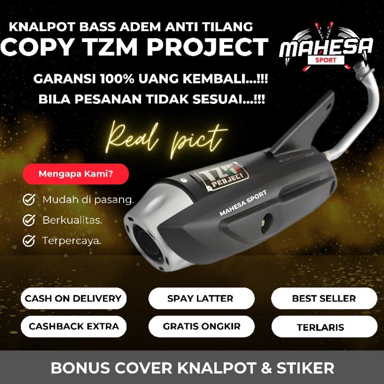 KODE M82N KNALPOT TSUKIGI COPY CMS TZM BASS ADEM BULET kenalpot ZRC DRSOUND PCX VARIO SCOOPY GENIO B