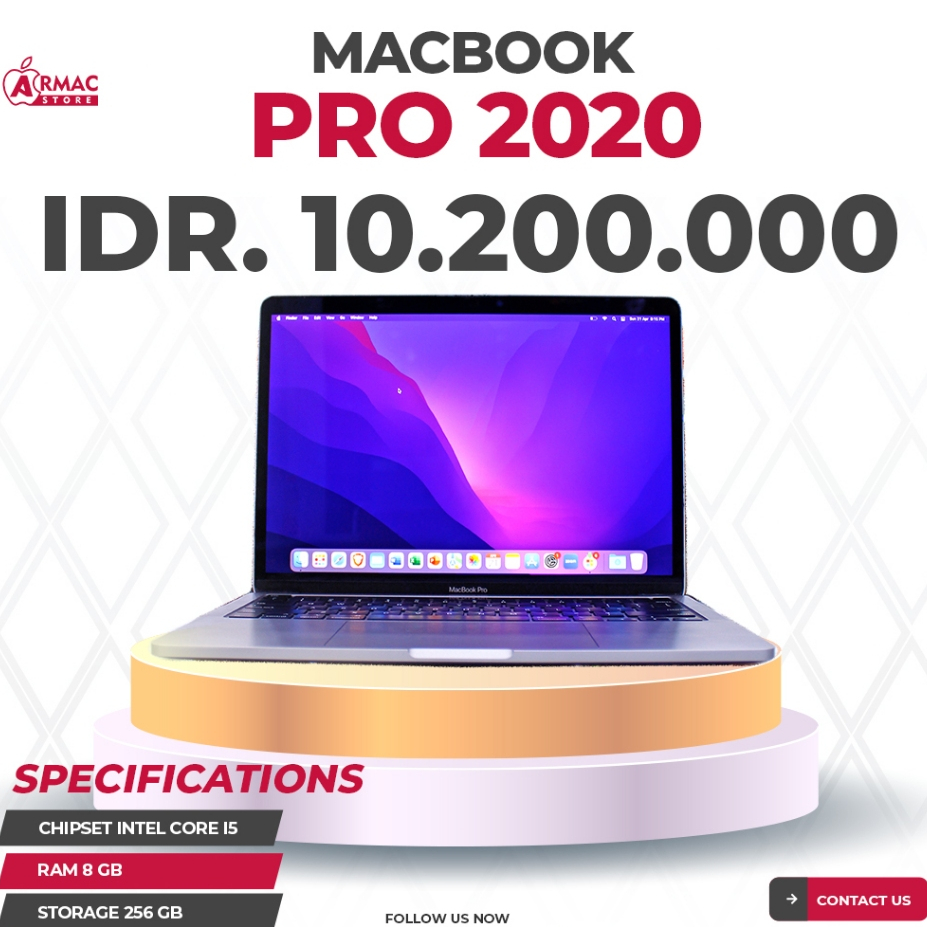 Macbook Pro 2020 13 INCH 8GB/256GB