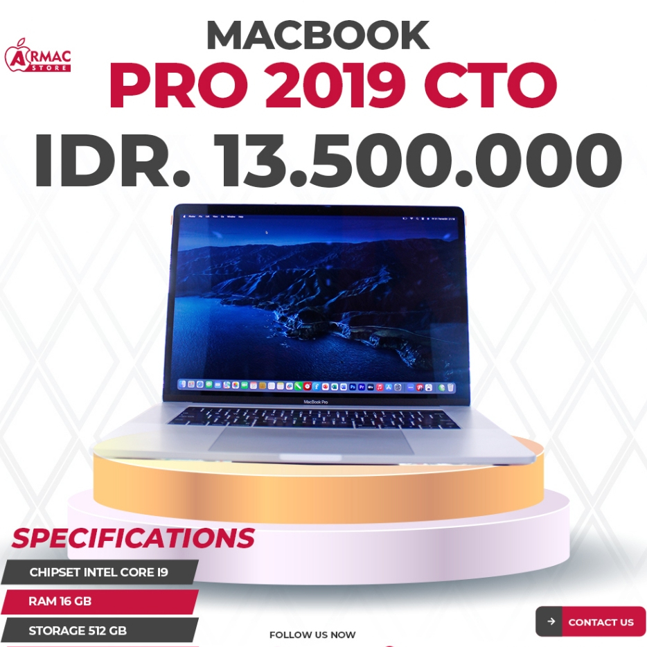 Macbook Pro 2019 16 INCH i9 16GB/512GB