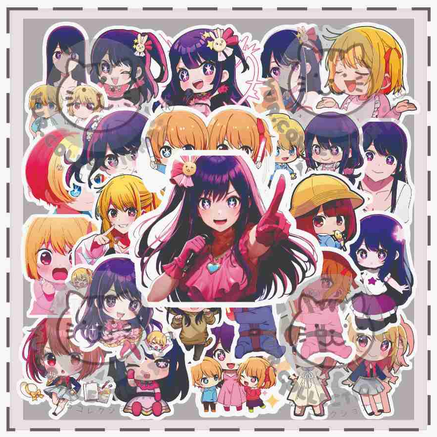 

(30 PCS) Sticker Anime/ Sticker Oshi No Ko Glossy/ Ai Sticker Pack