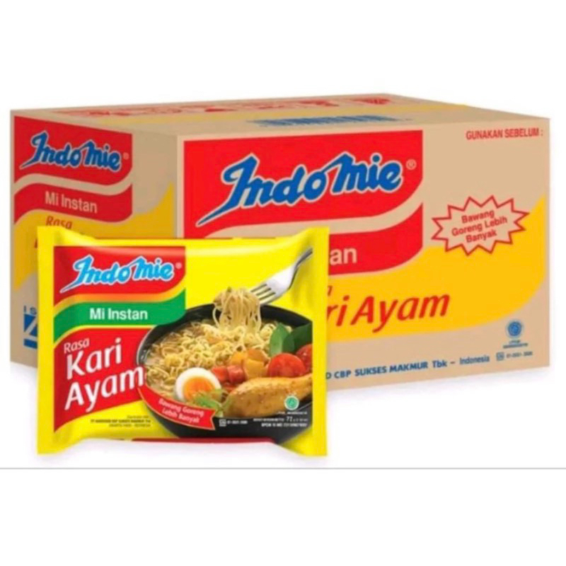 

Indomie Kuah Rasa Kari Ayam 1dus